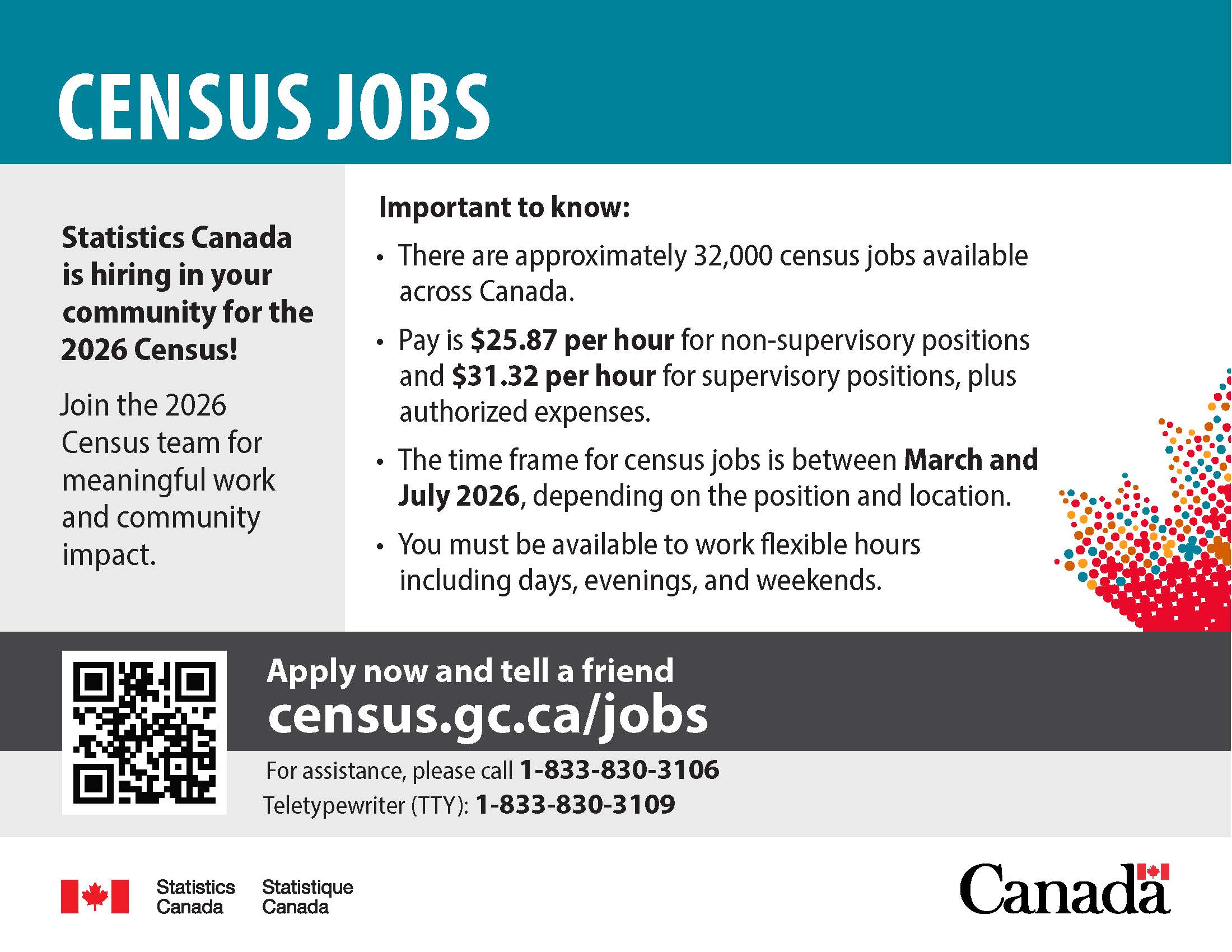 General Pop Recruitment poster_EN Low forest fire hazard