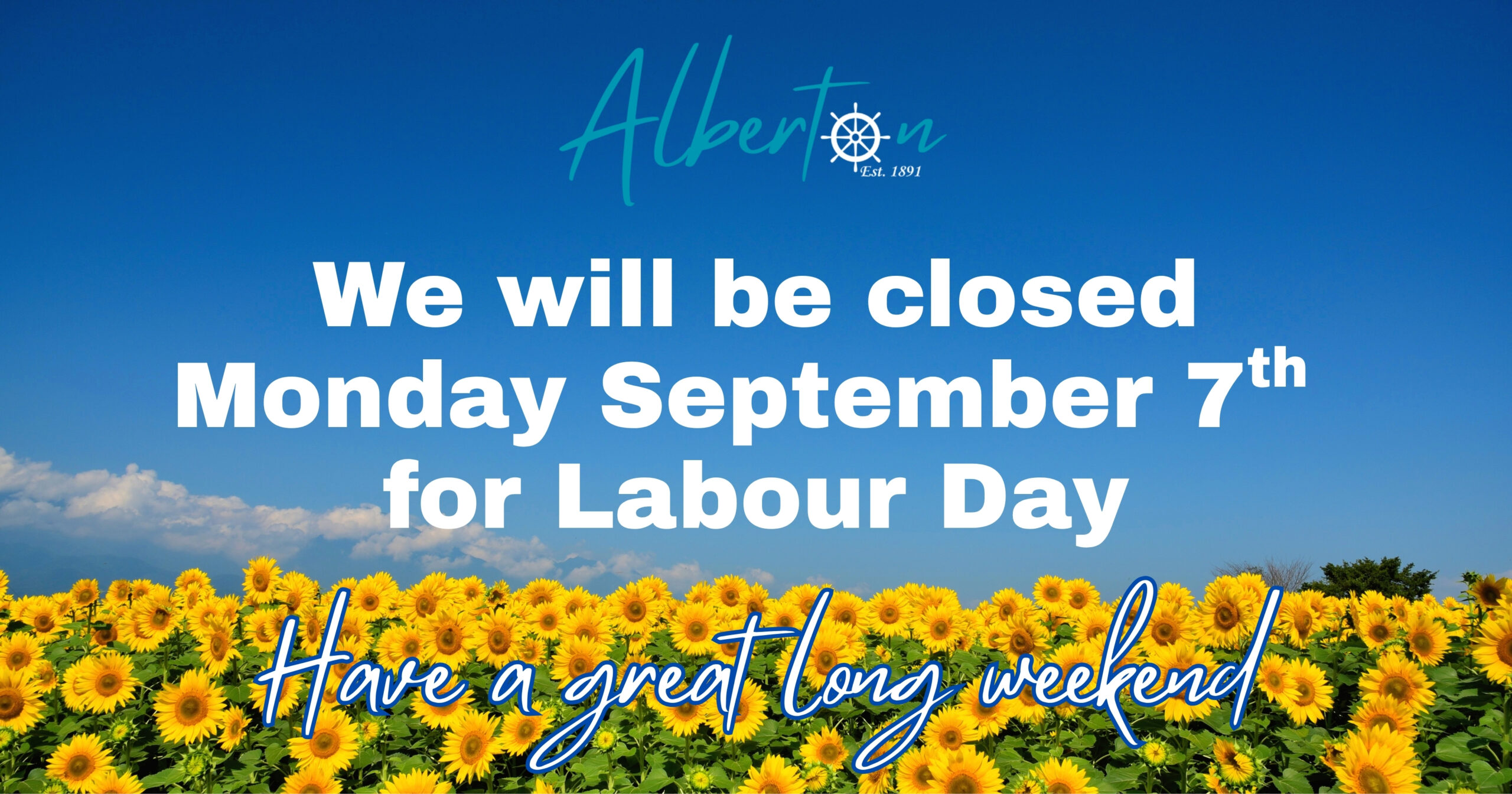 Closed for Labour Day (1)
